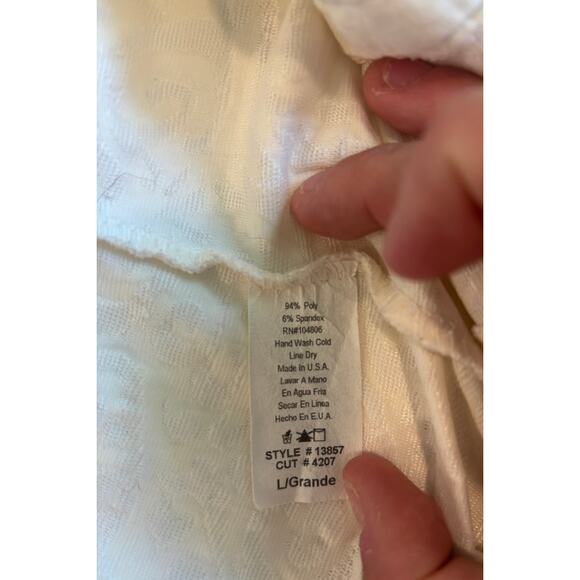 Cream Lace Bustier Tank Top – Hook & Eye Front – Romantic Y2K Style - Picture 4 of 6